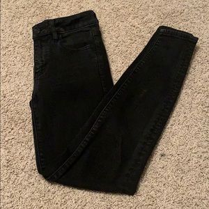 Stretchy American Eagle Jeans Black Mid Rise Size2